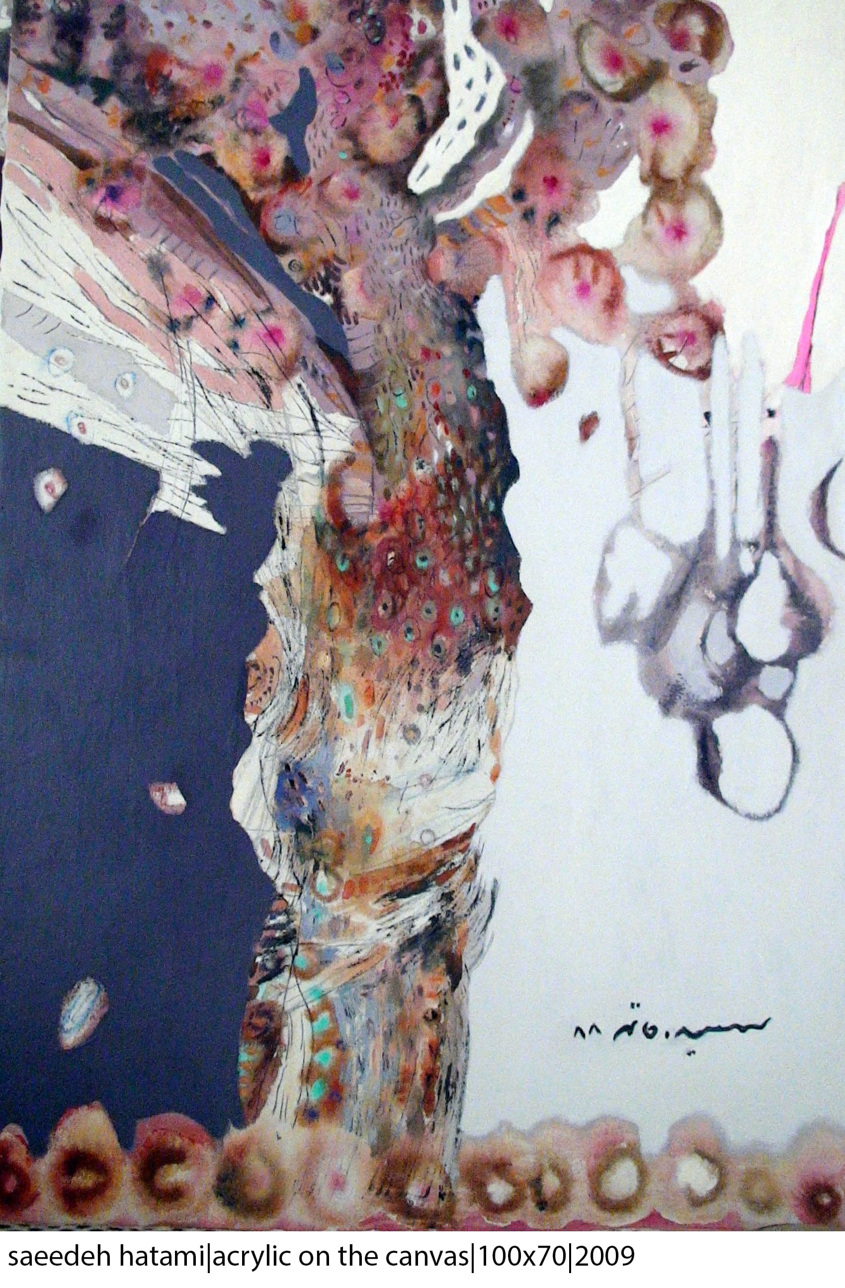 Saeede Hatami - Works - The Trees - 100x70cm | acrylic on the canvas