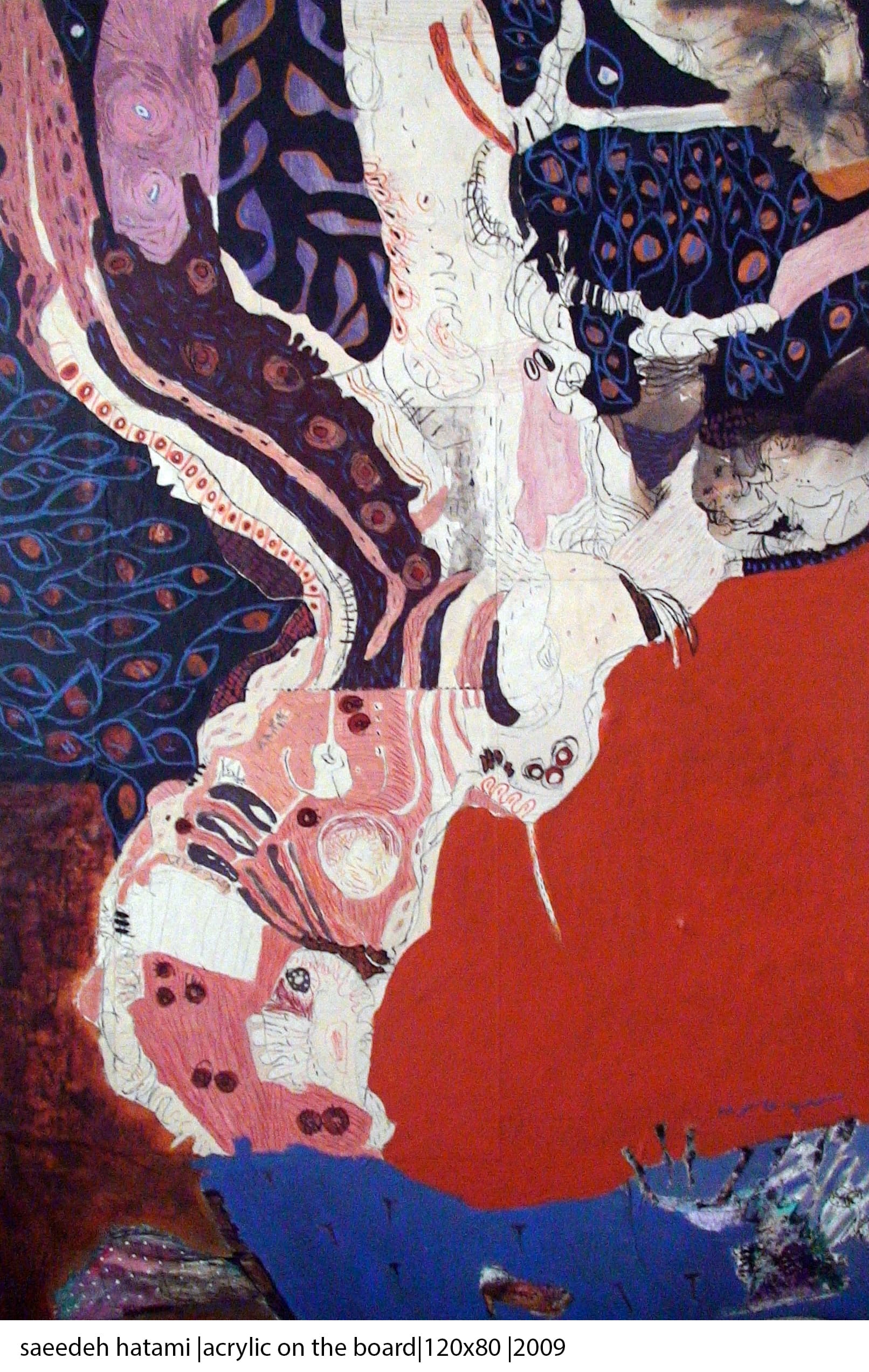 Saeede Hatami - Works - The Trees - 120x80cm | acrylic on the board